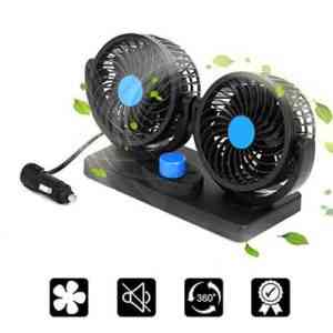 12V Dual Head Fan for Any Vehicle Car Care Accessories DEALhub.lk