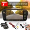 7inch HD 5MP Bluetooth Car Rear View Mirror DVR/Dash Camera DEALhub.lk