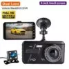 Car DVR Touch Camera 4inch IPS Dual Lens Car FHD 1080P
