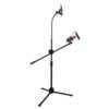 Microphone Stand With Phone Holder