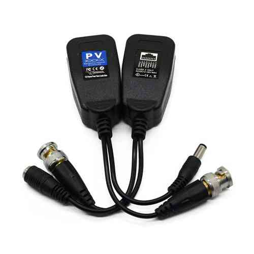 Passive HD Video Balun 5MP PVPVA  with Power Connector RJ45