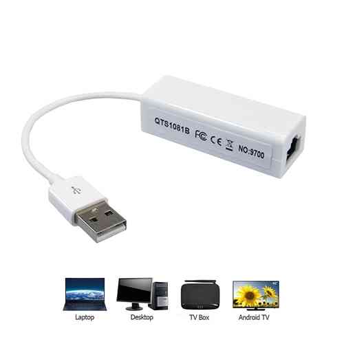 USB Ethernet Adapter USB 2.0 Network Card USB to Internet Computer Accessories DEALhub.lk