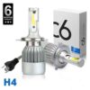 C6-H4 LED Headlight 12v Lamp Auto Headlight 3800LM 6000K@ido.lk