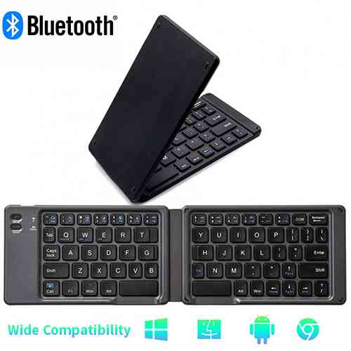 Bluetooth Foldable Keyboard for Tablet and Smartphone@ido.lk