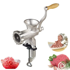 Manual Steel Meat Grinder Hand Operated Meat Mincer @ido.lk