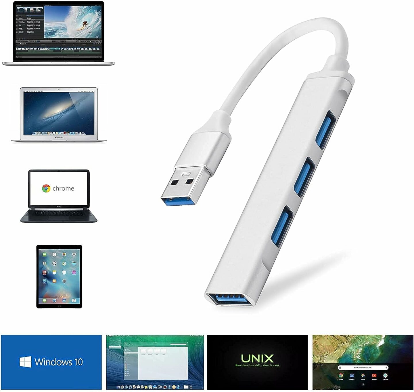 4 Port USB 3.0 Hub Slim Portable USB Hub Extensions: Buy 4 Port USB 3.0 Hub Slim Portable USB Hub Extensions in Sri Lanka | ido.lk