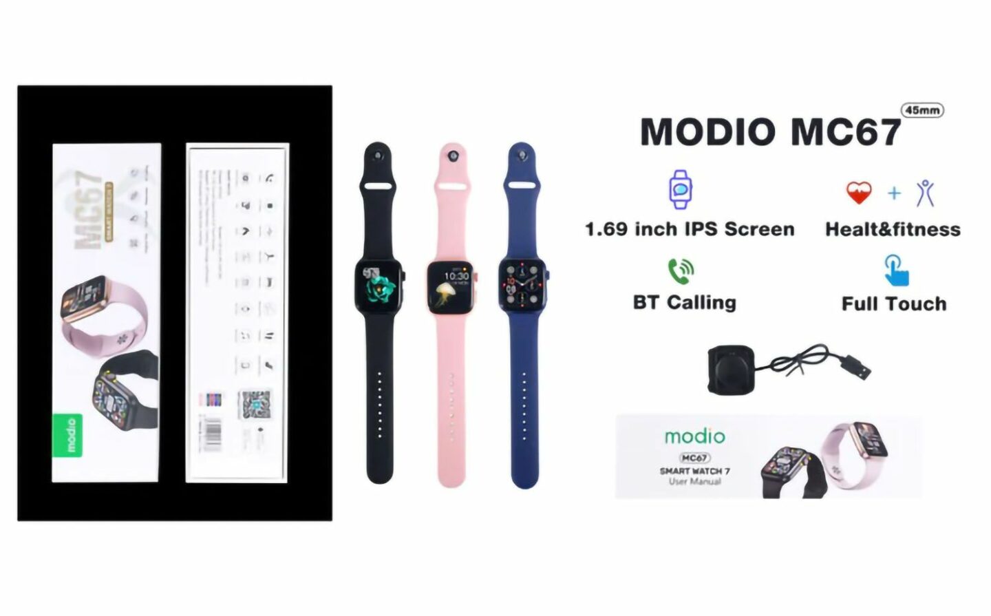 Modio MC67 Smart Watch Series 8: Buy Modio MC67 Smart Watch Series 8 in Sri Lanka | ido.lk