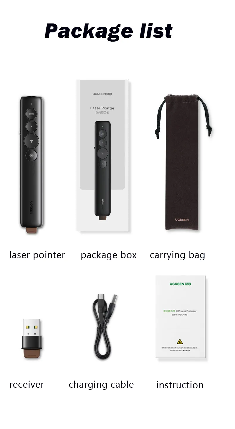 Ugreen Laser Pointer Wireless PPT Remote Controller Presenter: Buy Ugreen Laser Pointer Wireless PPT Best Price in Sri Lanka | ido.lk