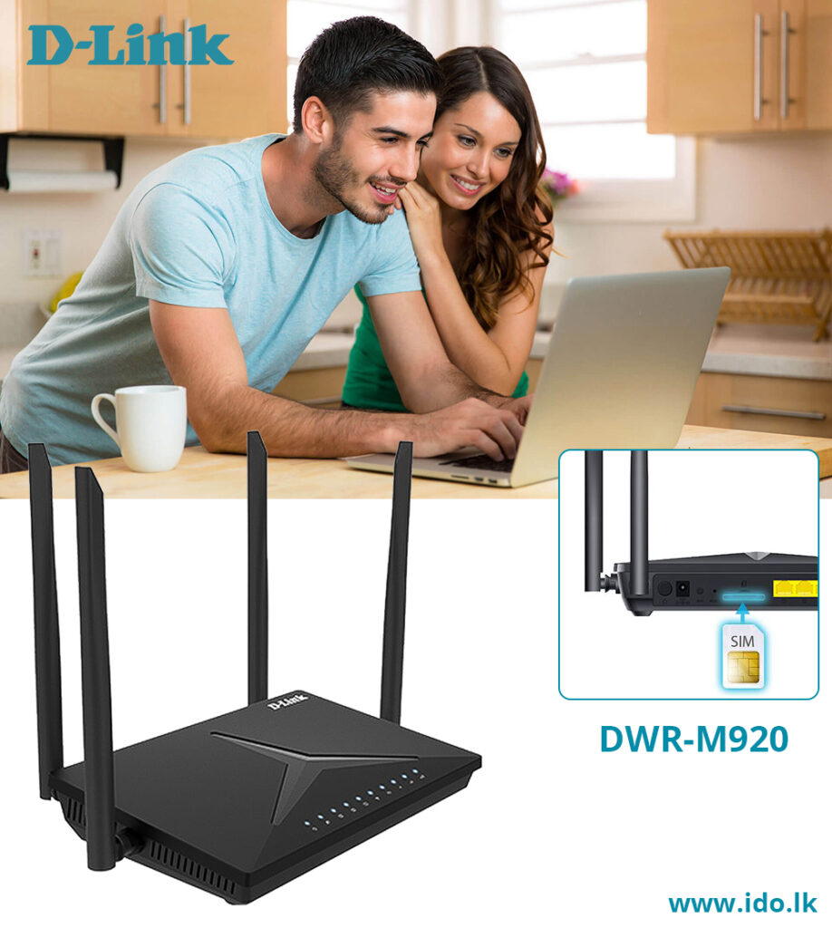 D-Link 4G LTE Router N300 DWR-M920: Buy D-Link 4G LTE Router N300 DWR-M920 in Sri Lanka | ido.lk