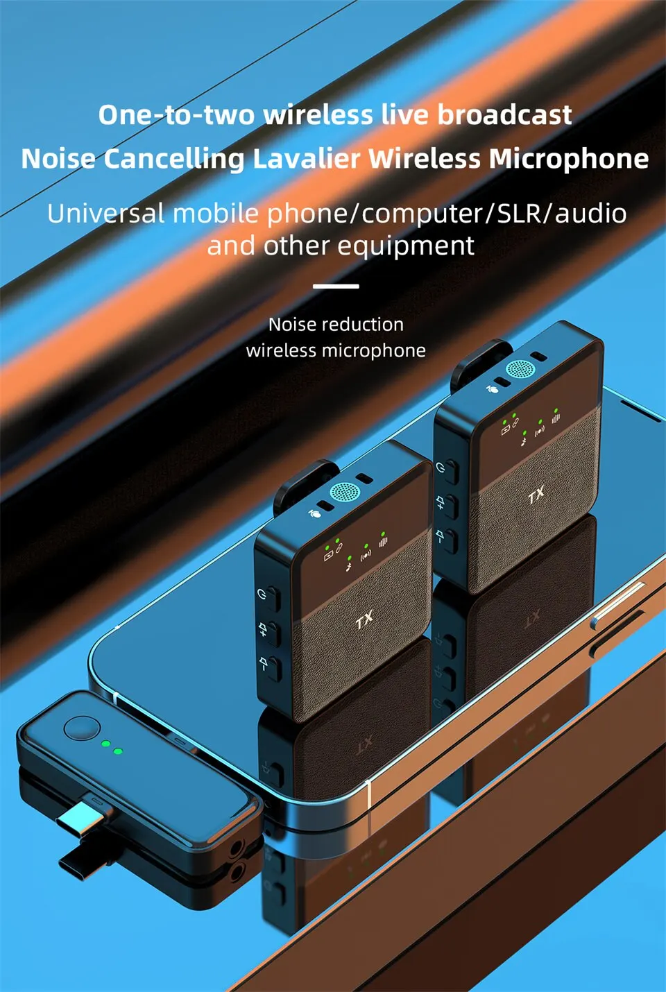 SX31 Wireless Dual Microphone for iPhone Type C Devices and 3.5mm: Buy SX31 Wireless Dual Microphone in Sri Lanka | ido.lk