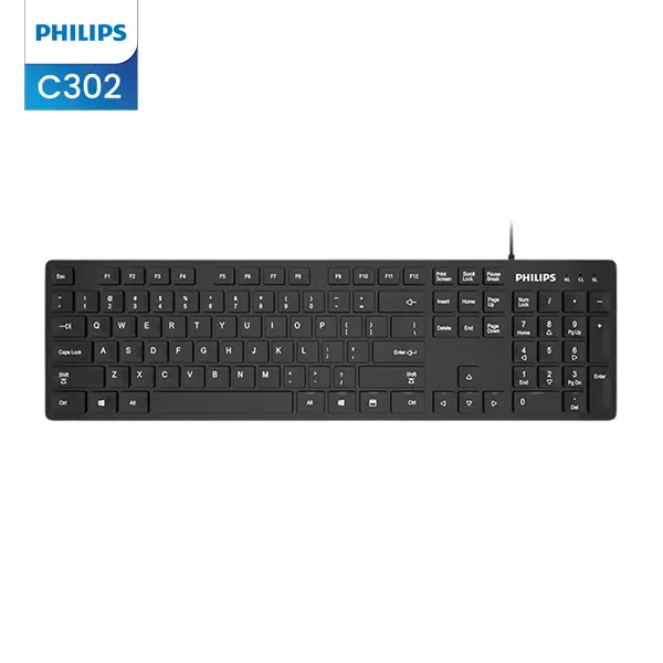 Philips USB Wired Keyboard K302@ido.lk