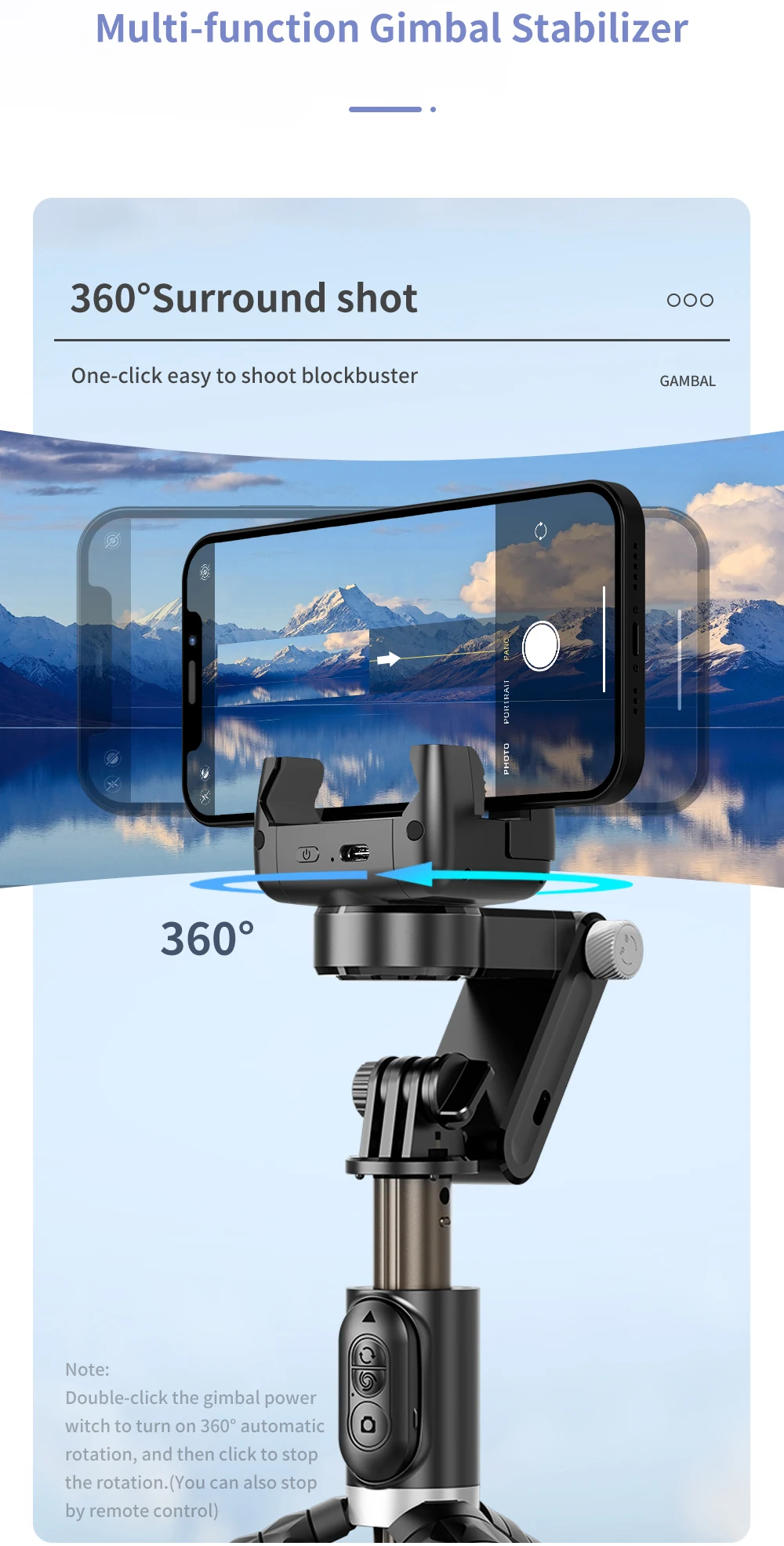 A selfie stick with a phone and tripod, perfect for capturing amazing photos and videos on the go! | ido.lk