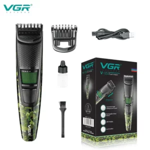 VGR V-053 Camouflage Professional Rechargeable Hair Trimmer@ido.lk