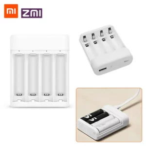 Xiaomi Rechargeable Battery Charger ZMI PB401 Ni-MH AA AAA@ido.lk